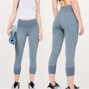 Lululemon Wunder Under HR Ribbed Crop 23”